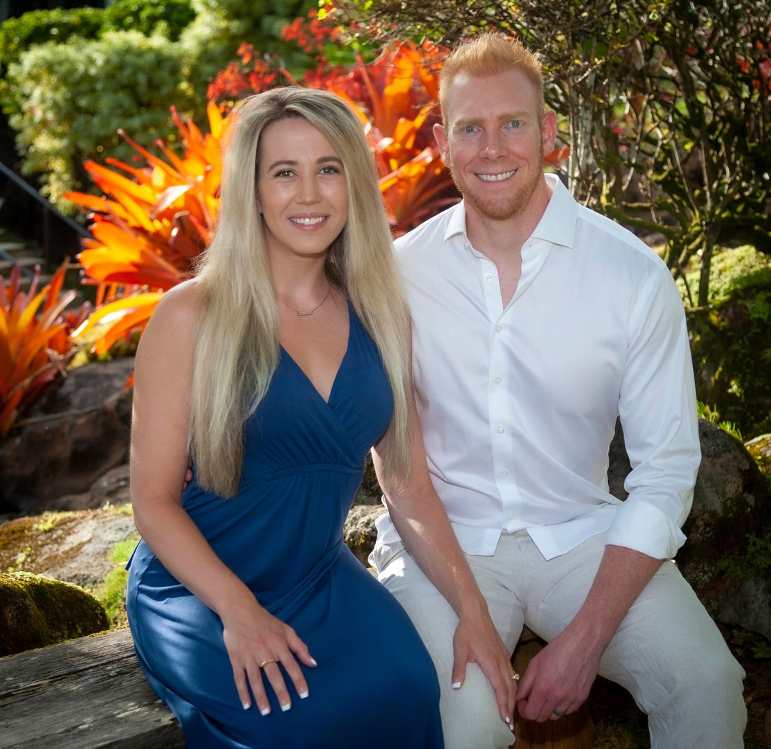 Alex Frieg with his wife Christie